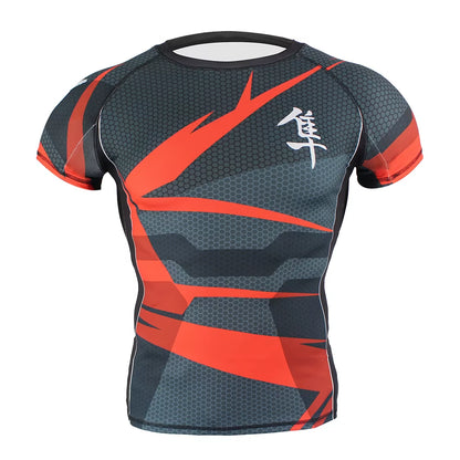 Octagon Spirit Performance Rashguard – Red/Black